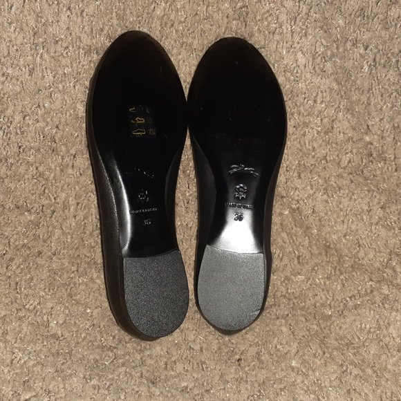 LONGCHAMP-Le Pliage Cuir-Black Ballet Flats-Size 36-NWOB - Picture 7 of 7